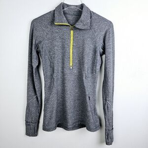 Lululemon Heather Gray 1/2 Zip Pullover